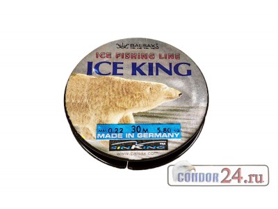 Леска BALSAX Ice King 30 м., сечение 0,22 мм.